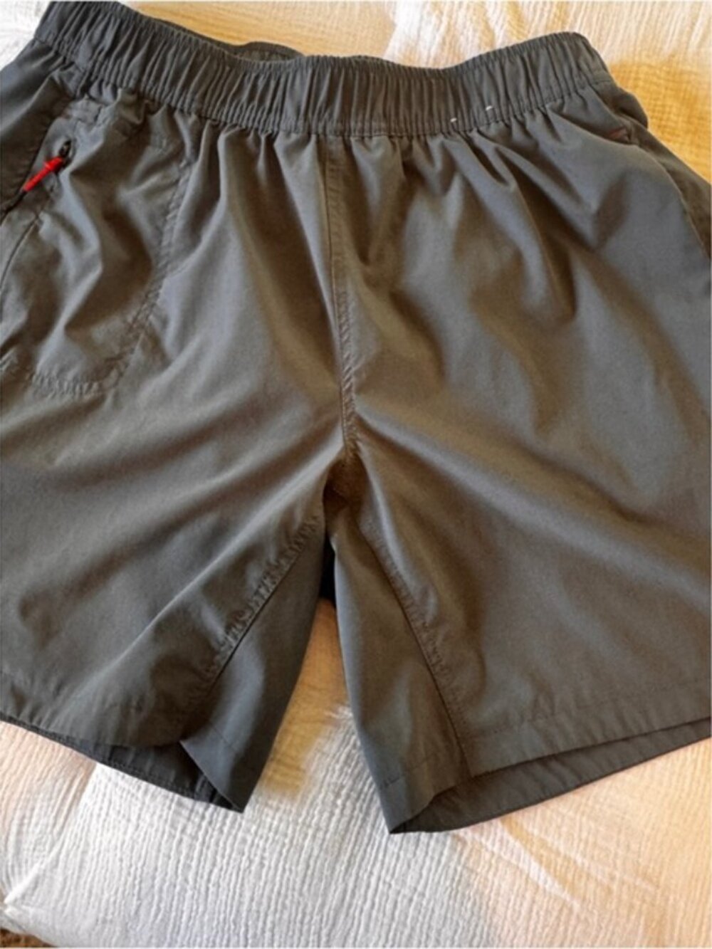 Saxx Gainmaker 2N1 Shorts - Charcoal size large. Grey shell and grey liner 7” - Picture 4 of 9